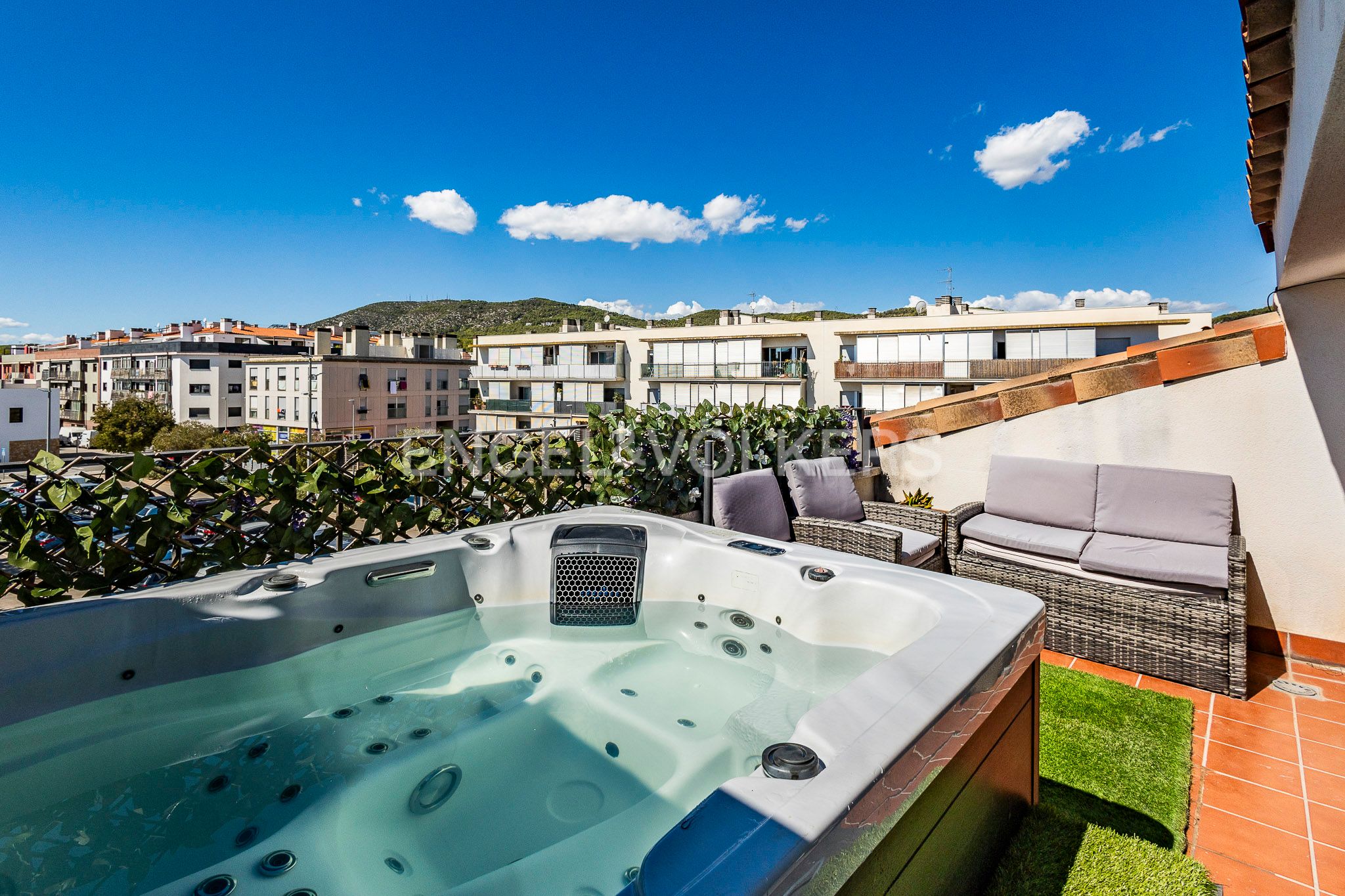 Terrace of Single-family semi-detached for sale in Sant Pere de Ribes  with Air Conditioner, Heating and Private garden