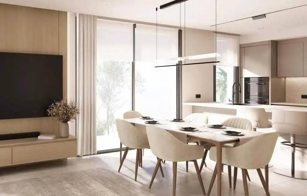 Comedor de Apartamento en venta en Estepona con Aire acondicionado, Jardín privado y Terraza