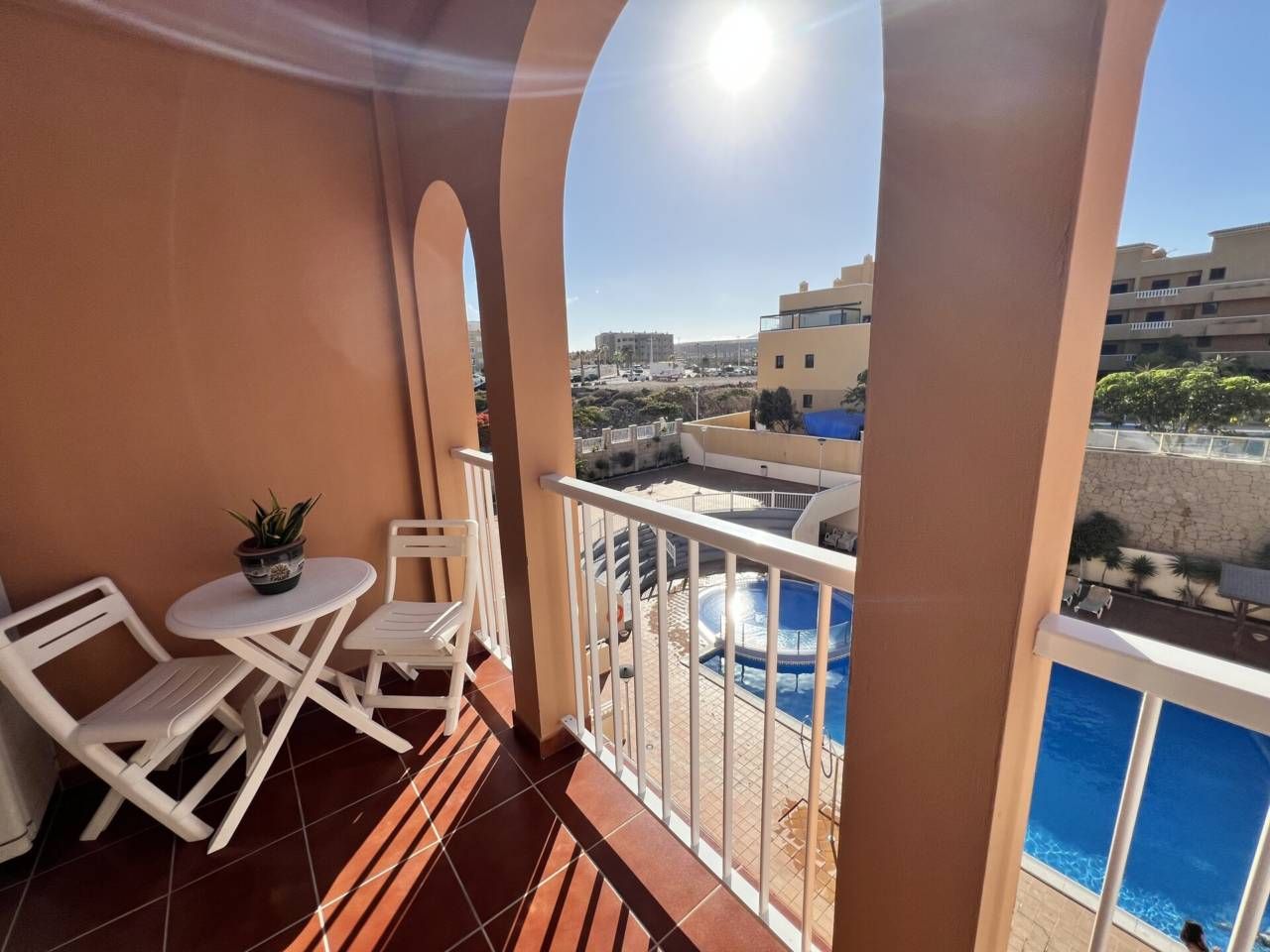 Terrassa de Dúplex de lloguer en Granadilla de Abona amb Jardí privat, Terrassa i Piscina