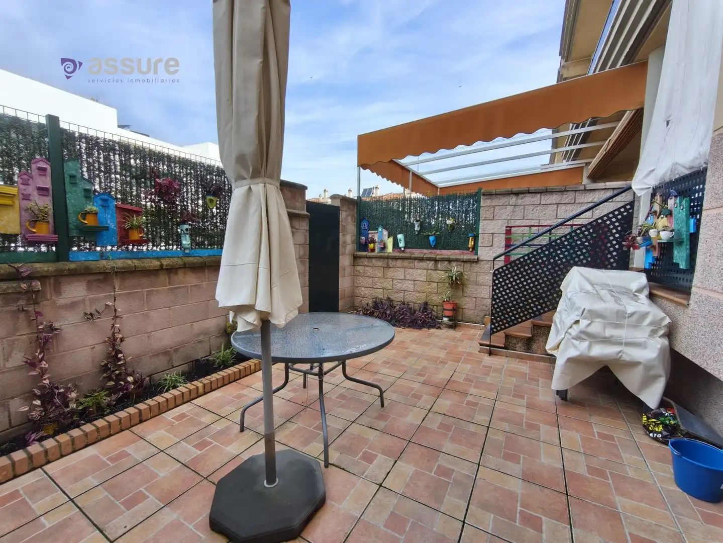 Terraza de Casa adosada en venta en Huelva con Aire acondicionado, Calefacción y Jardín privado