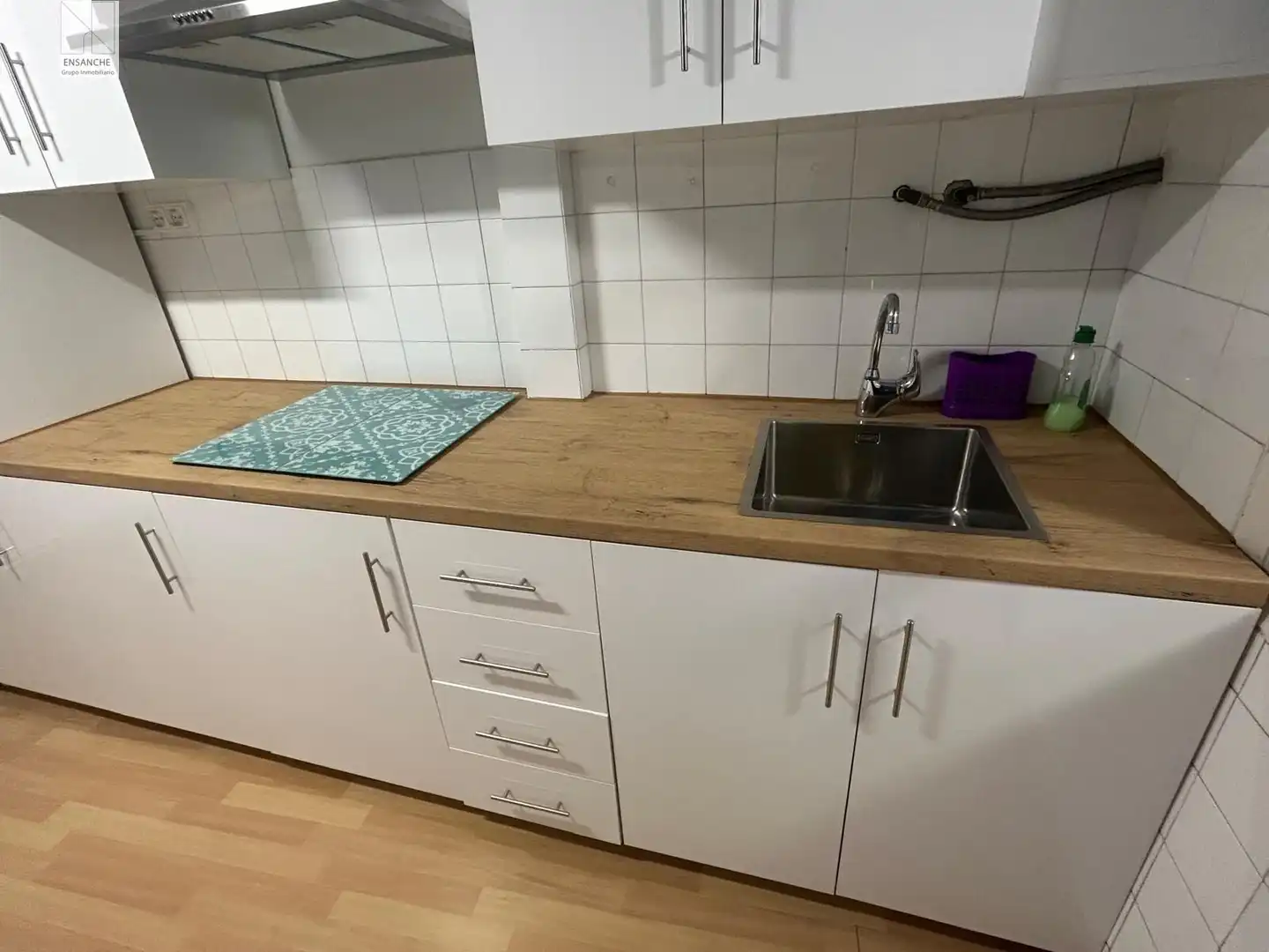 Kitchen of Flat for rent in Santiago de Compostela   with Heating and Furnished