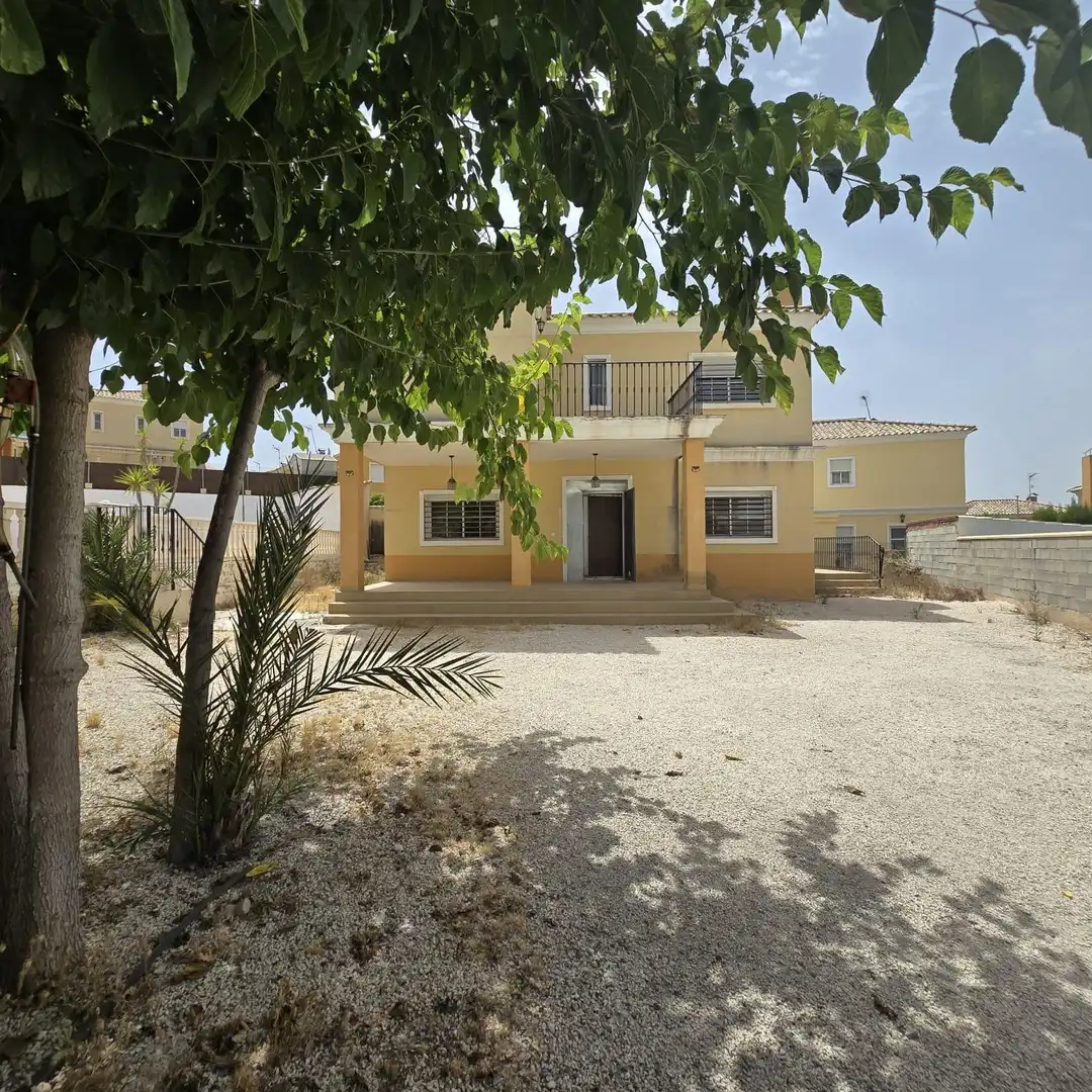 Vista exterior de Casa o xalet en venda en Aspe amb Jardí privat i Terrassa