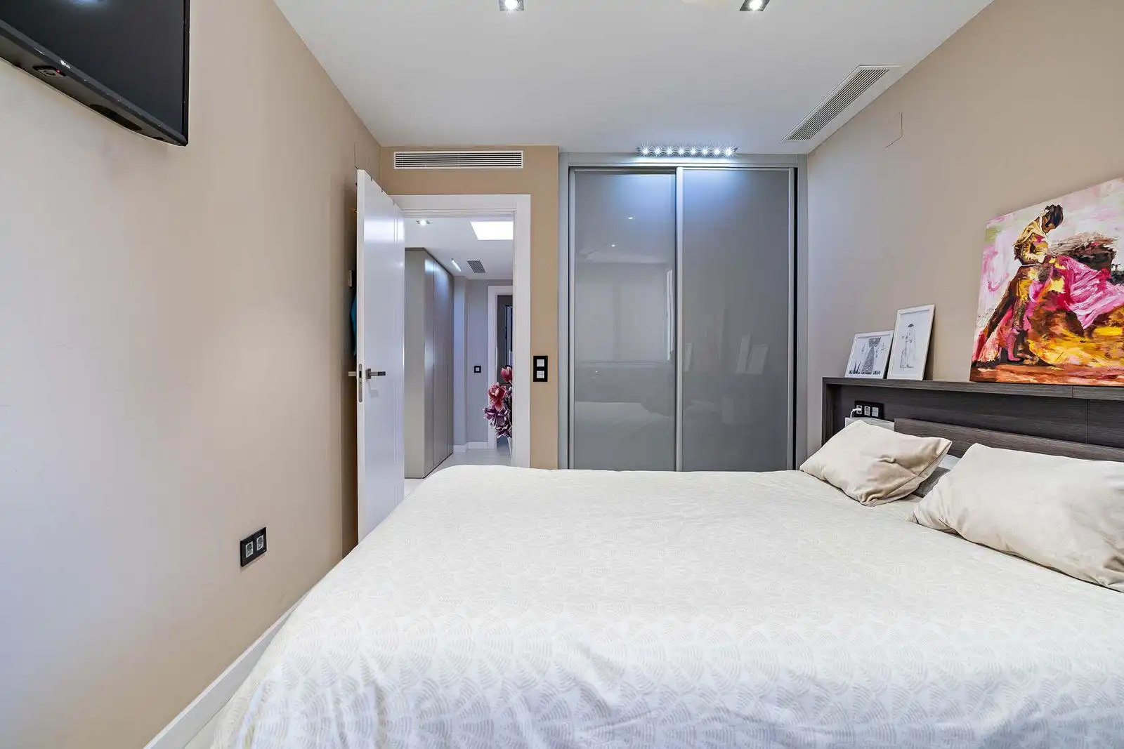 Bedroom of Houses for rent in Roquetas de Mar  with Air Conditioner, Heating and Terrace