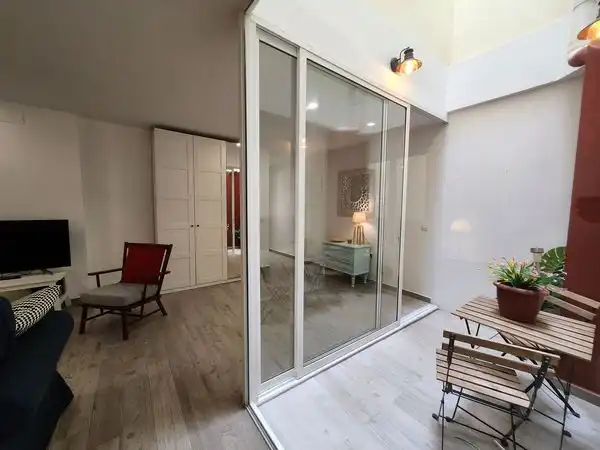 Schlafzimmer von Wohnung zur Miete in Las Palmas de Gran Canaria mit Möbliert und Waschmaschine