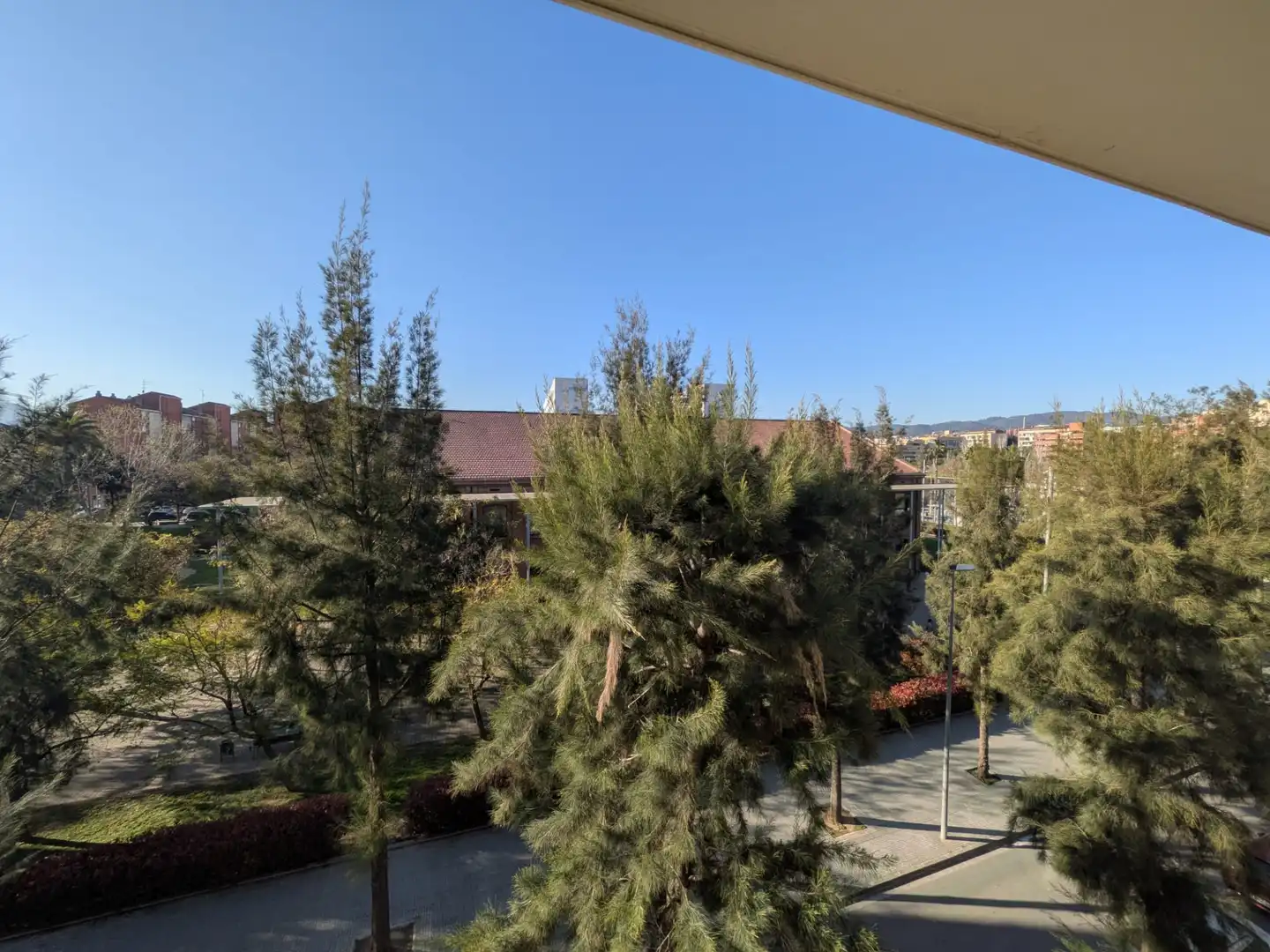 Exterior view of Duplexes for sale in Sant Joan Despí  with Air Conditioner, Parquet flooring and Terrace