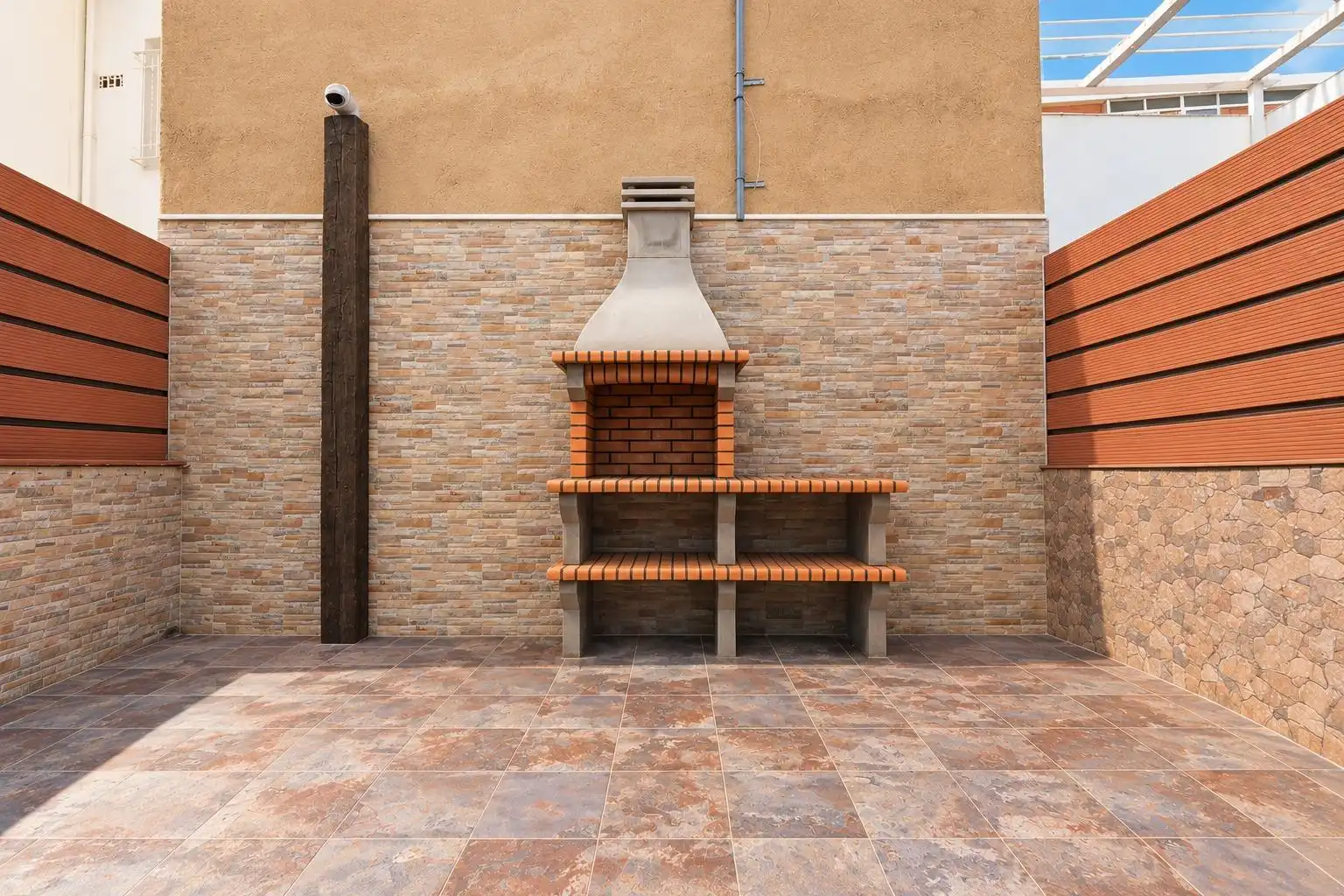 Terraza de Casa adosada en venta en Centre