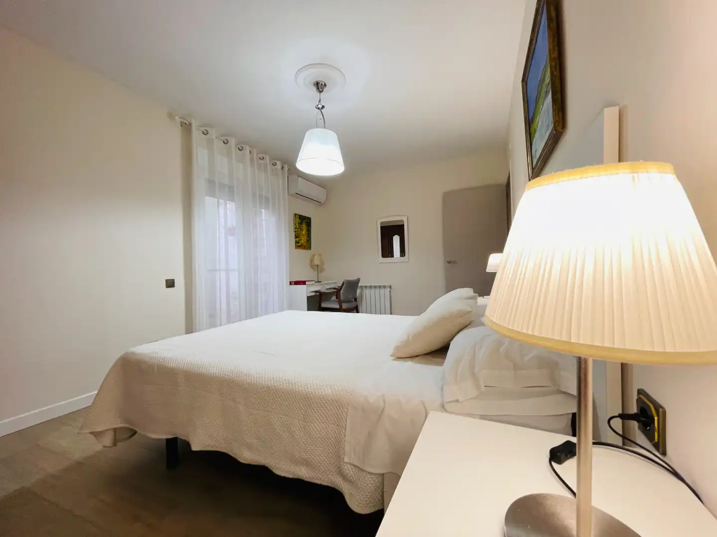 Bedroom of Flat for sale in La Guardia  with Air Conditioner, Heating and Furnished