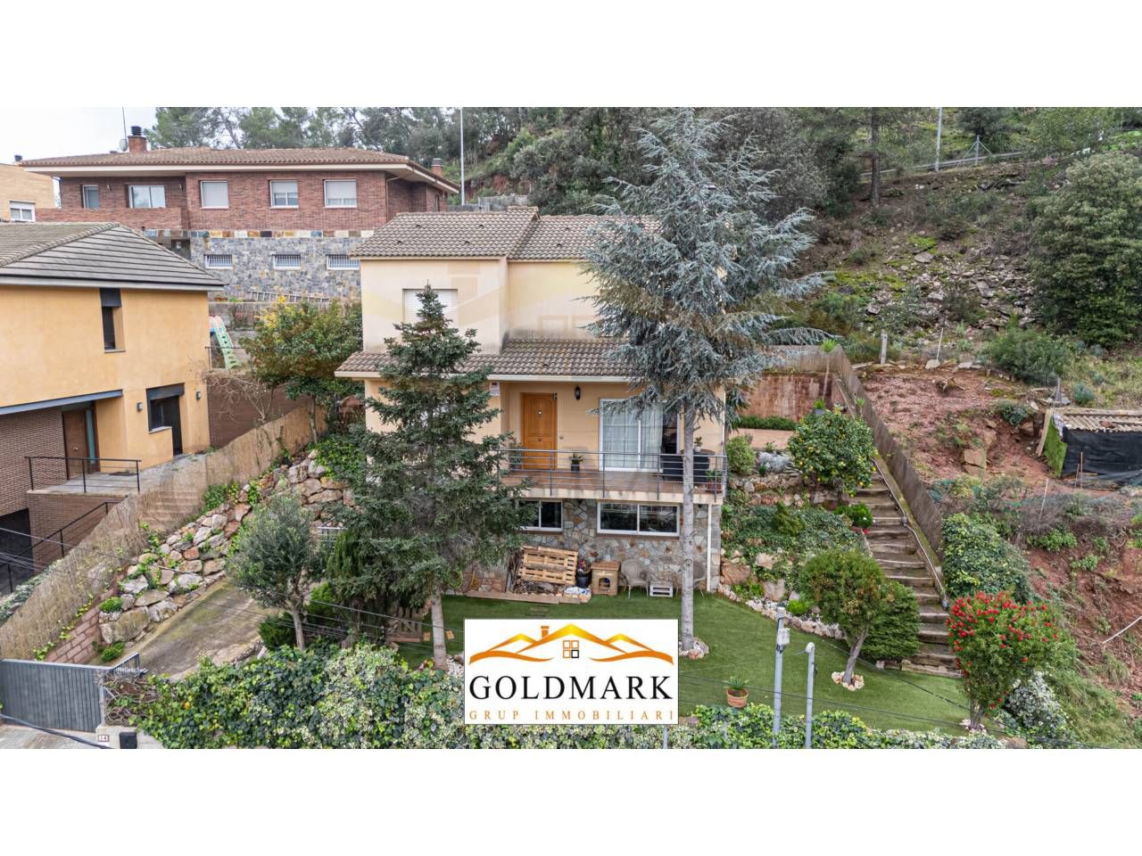 Exterior view of House or chalet for sale in Corbera de Llobregat  with Air Conditioner, Heating and Private garden