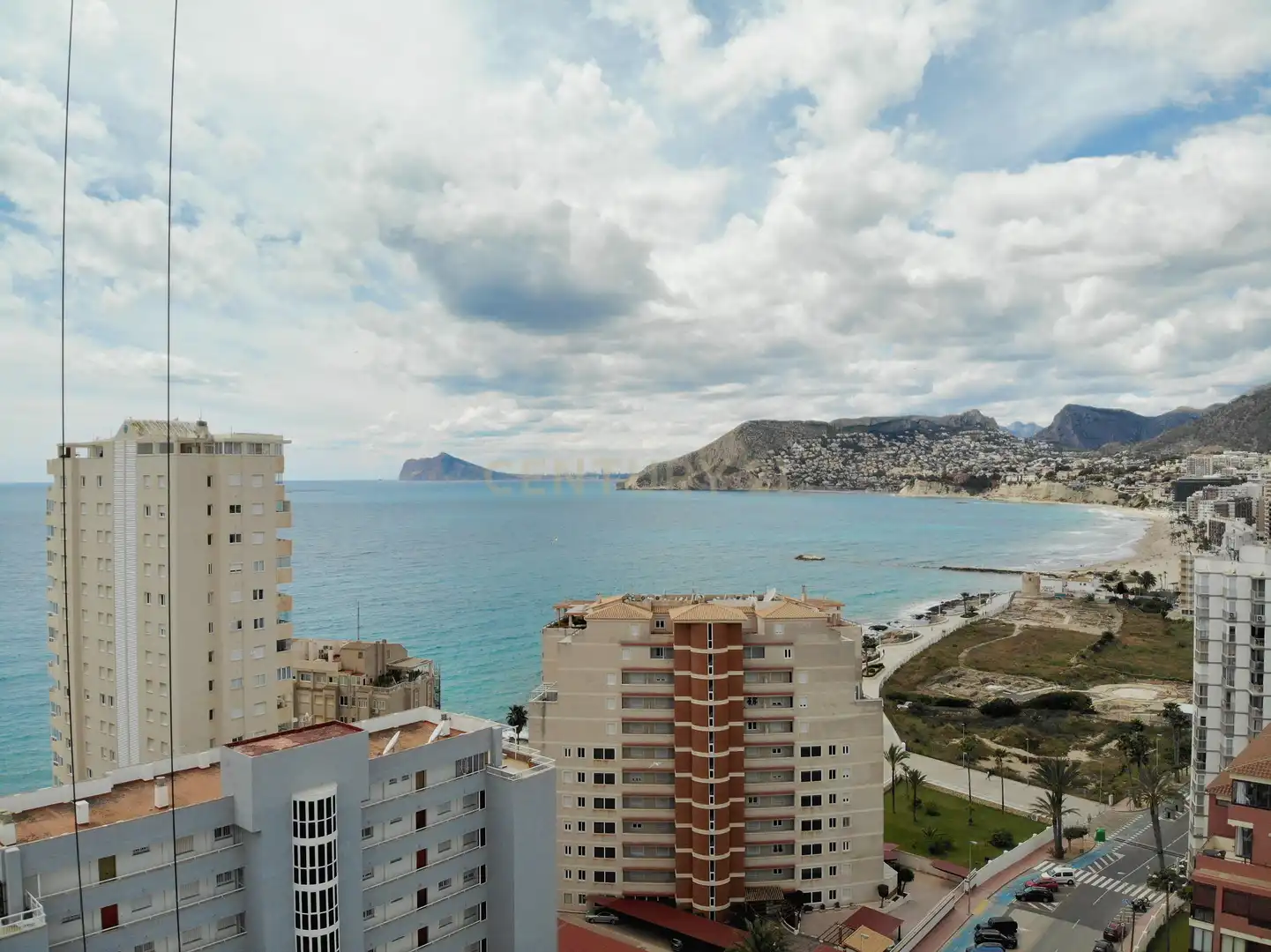 Exterior view of Flat for sale in Calpe / Calp  with Air Conditioner, Private garden and Swimming Pool