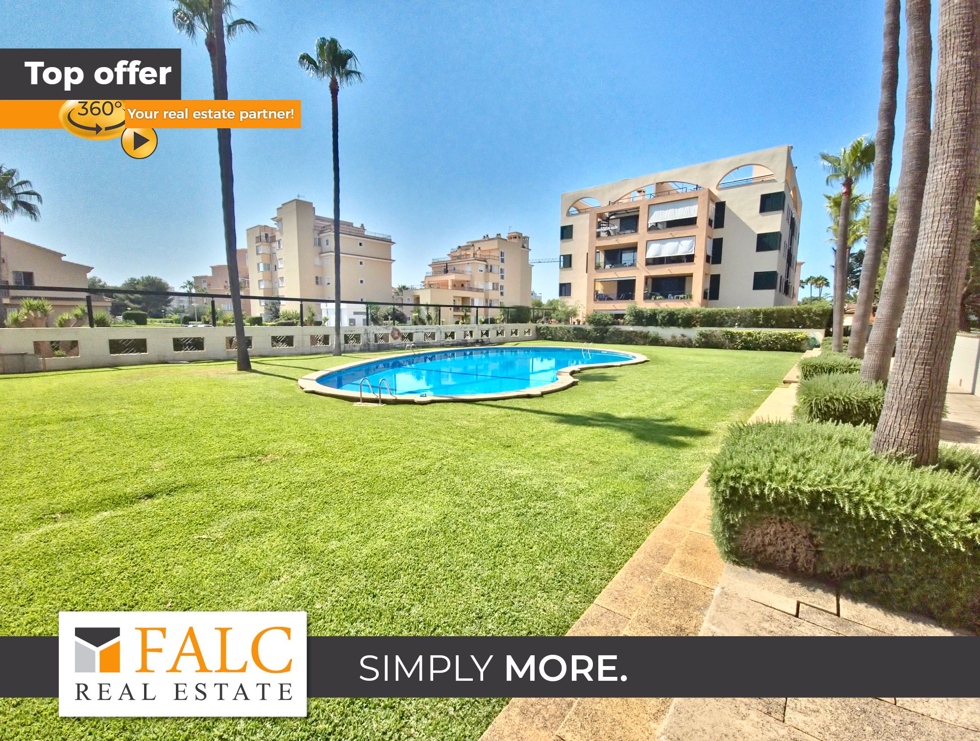 Piscina de Apartament en venda en Sant Llorenç des Cardassar amb Jardí privat i Piscina comunitària