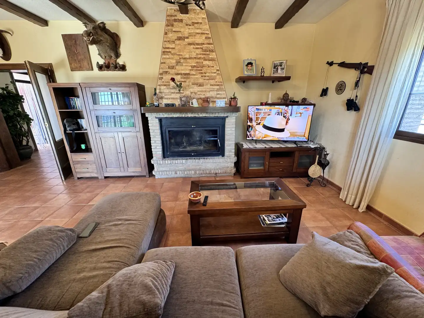 Sala de estar de Casa o chalet en venta en Bullas con Aire acondicionado, Calefacción y Jardín privado