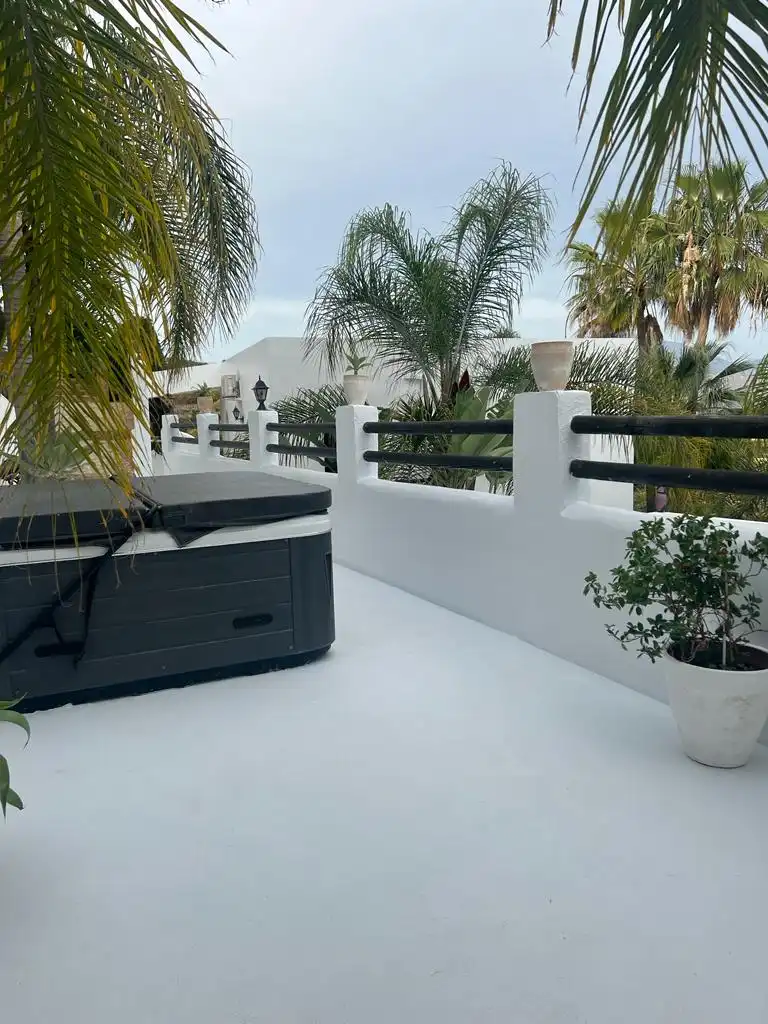 Terraza de Casa o chalet de alquiler en Salobreña con Aire acondicionado, Jardín privado y Parquet