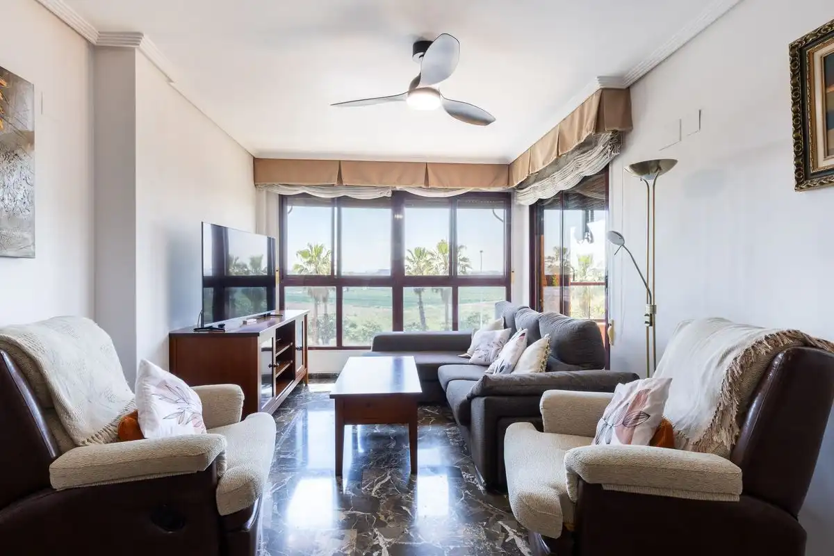 Sala de estar de Piso en venta en Valencia con Aire acondicionado, Calefacción y Jardín privado