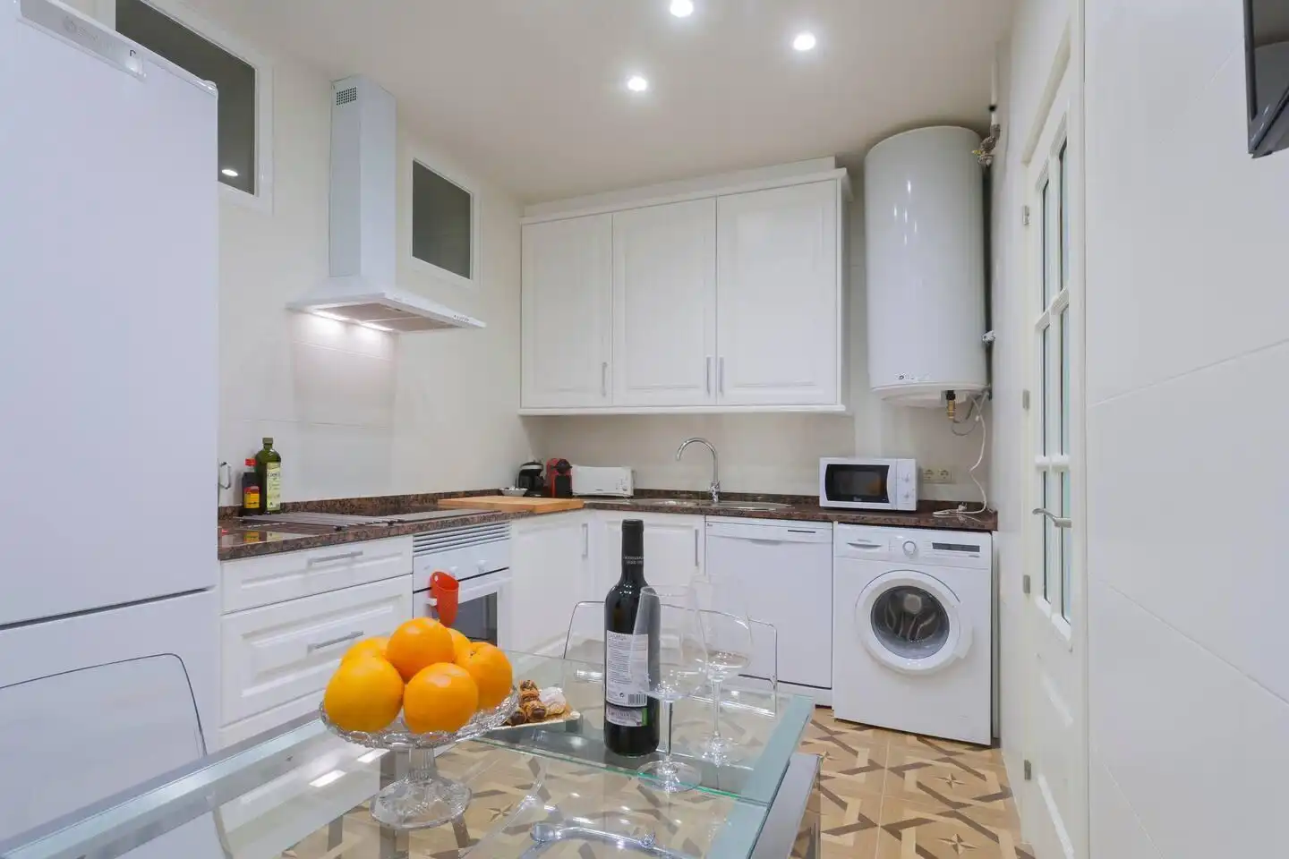 Kitchen of Apartments for rent in Málaga  with Air Conditioner, Furnished and Internet