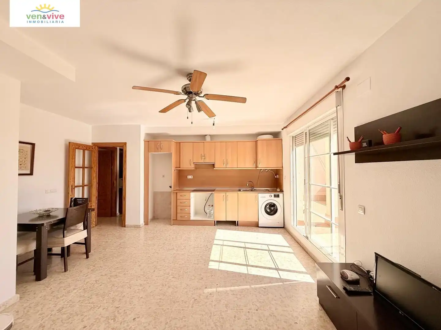 Kitchen of Flat for sale in Roquetas de Mar  with Air Conditioner, Terrace and Community pool