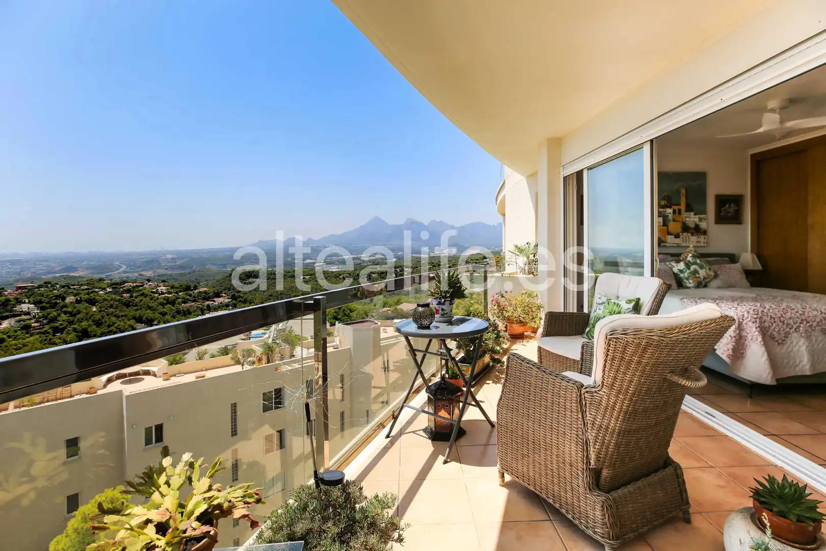 Terrassa de Apartament en venda en Altea amb Aire condicionat, Terrassa i Forn