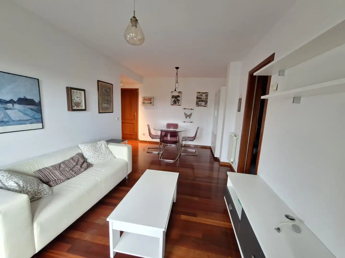 Sala de estar de Piso en venta en Suances con Calefacción, Amueblado y Lavadora
