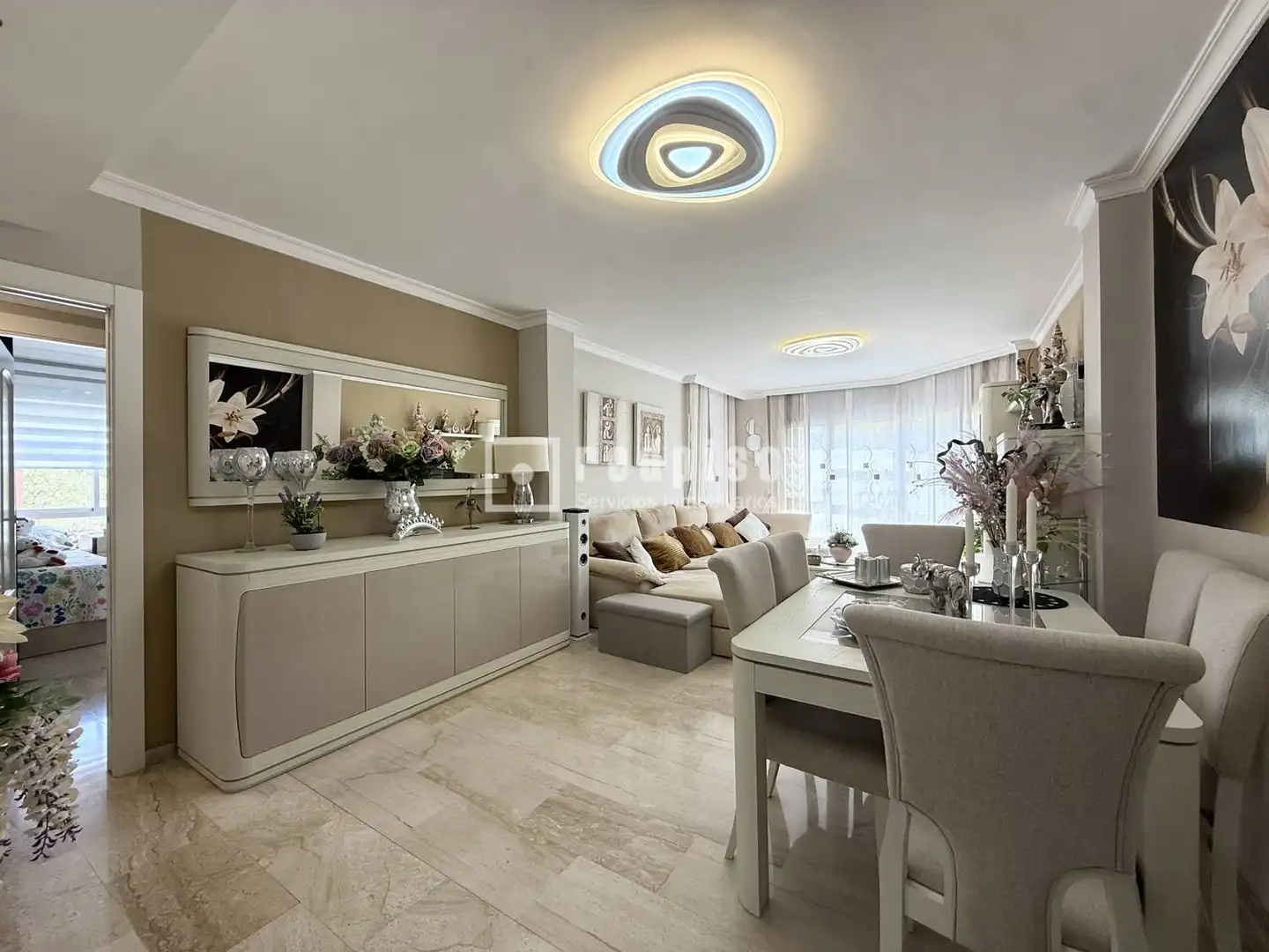 Sala de estar de Piso en venta en Málaga con Aire acondicionado, Calefacción y Jardín privado