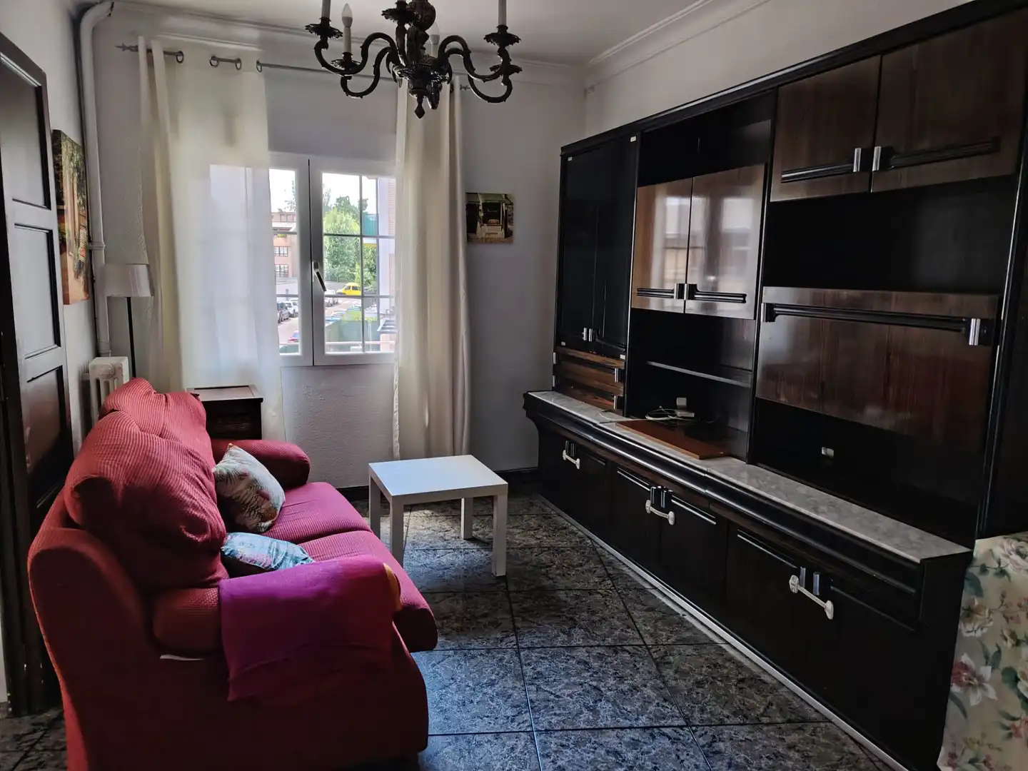 Sala de estar de Piso de alquiler en Zaragoza con Calefacción y Amueblado