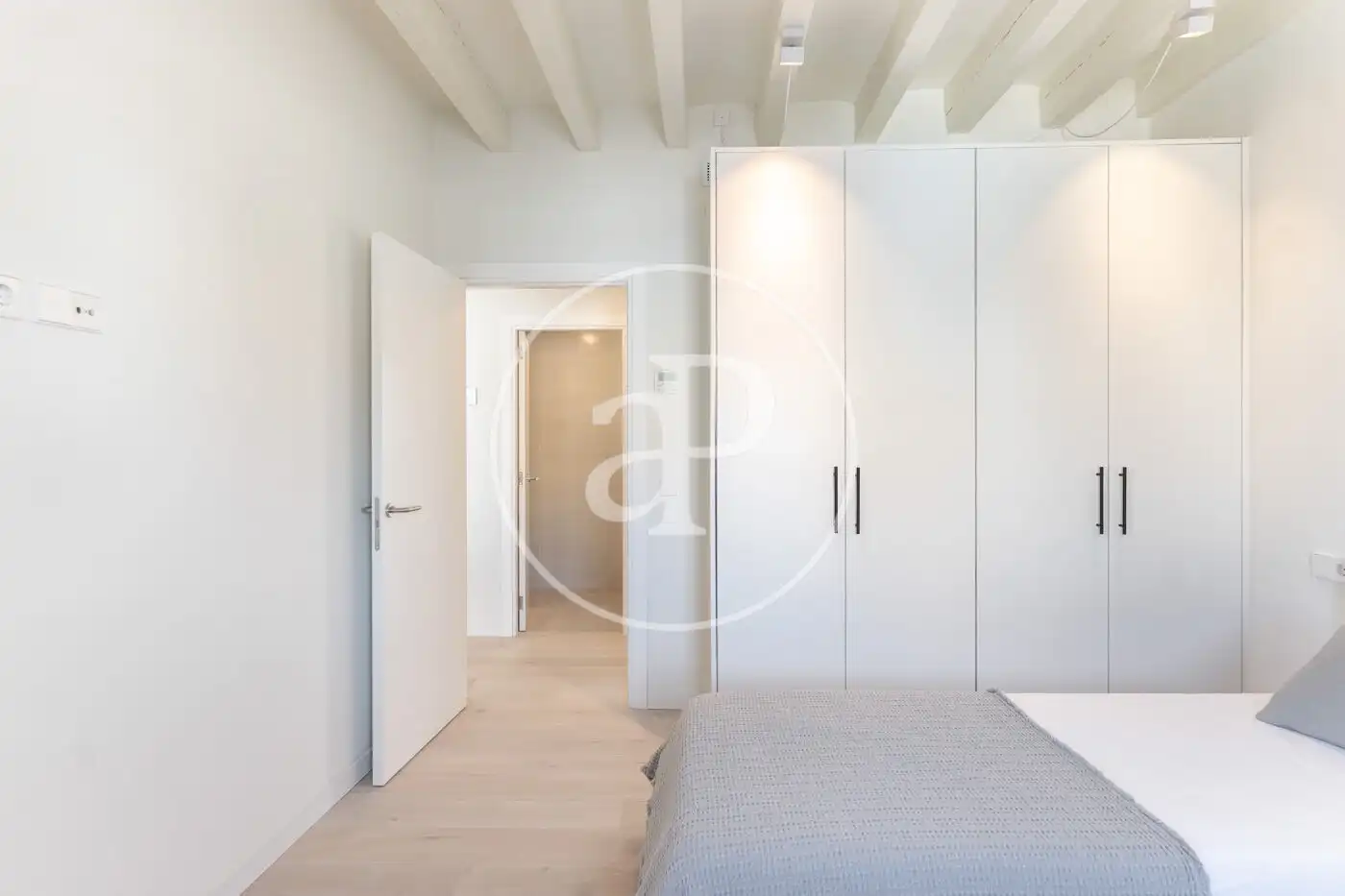 Schlafzimmer von Wohnung zum Verkauf in  Palma de Mallorca mit Klimaanlage, Heizung und Terrasse