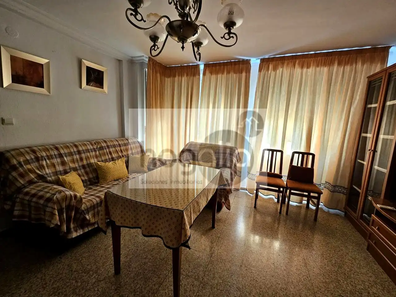 Sala de estar de Piso de alquiler en Sevilla con Aire acondicionado y Amueblado