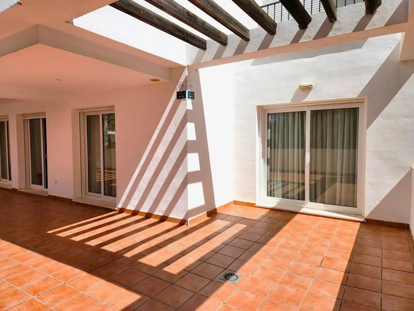 Terrace of Flat for sale in Benalmádena  with Air Conditioner, Heating and Private garden