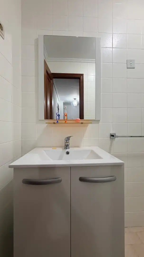 Bathroom of Flat for sale in Mugardos  with Heating, Terrace and Furnished