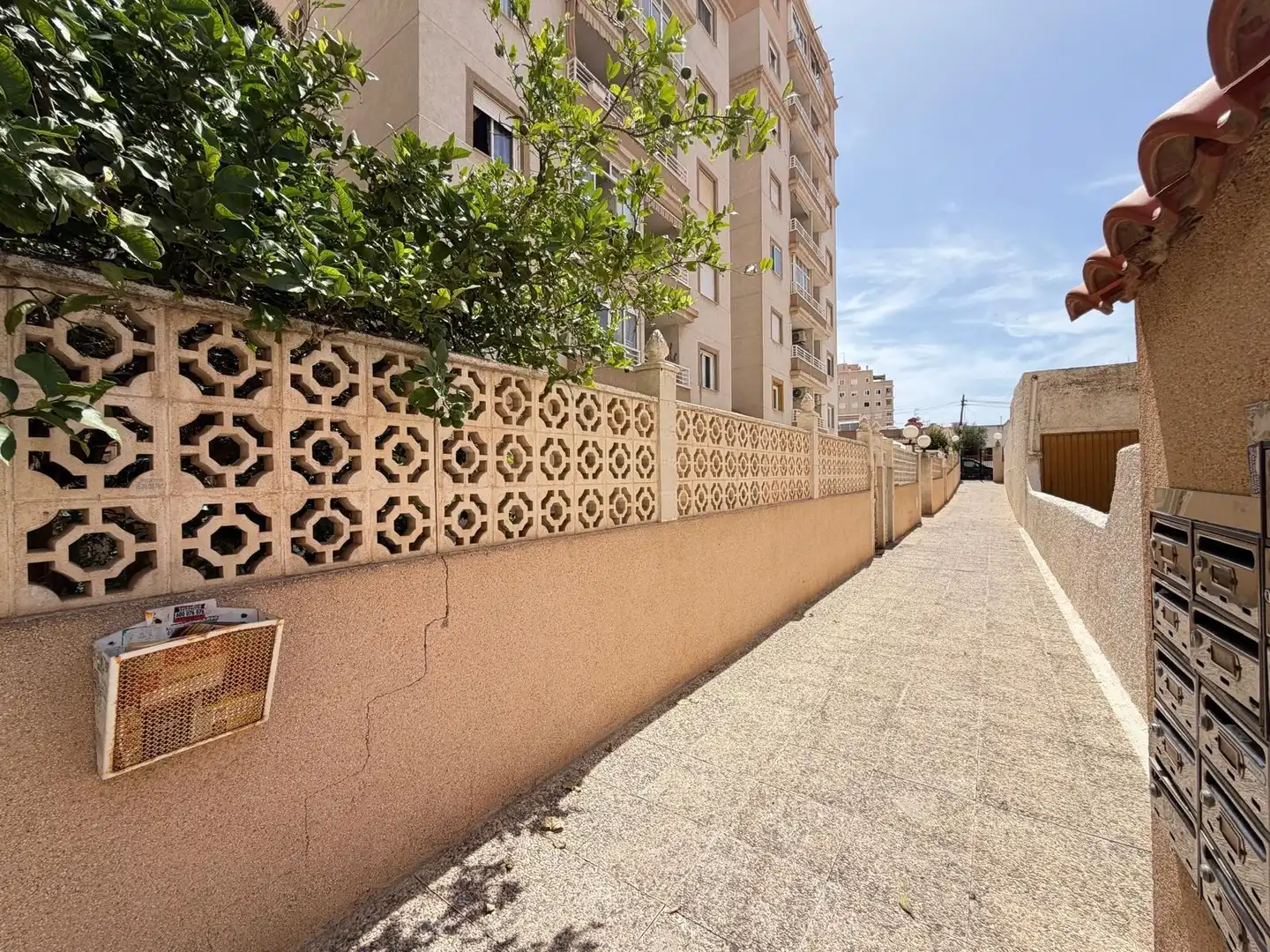 Vista exterior de Apartament en venda en Torrevieja amb Aire condicionat, Calefacció i Jardí privat