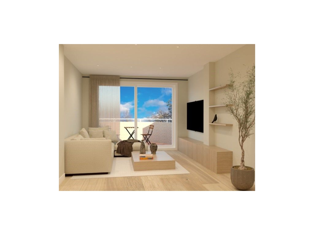 Living room of Apartment for sale in  Barcelona Capital  with Air Conditioner, Terrace and Oven