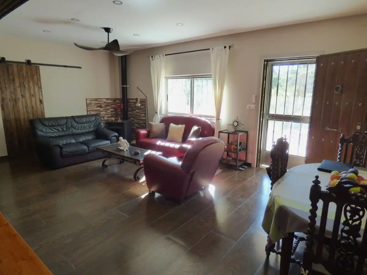 Sala d'estar de Casa o xalet en venda en Orxeta amb Calefacció, Jardí privat i Terrassa
