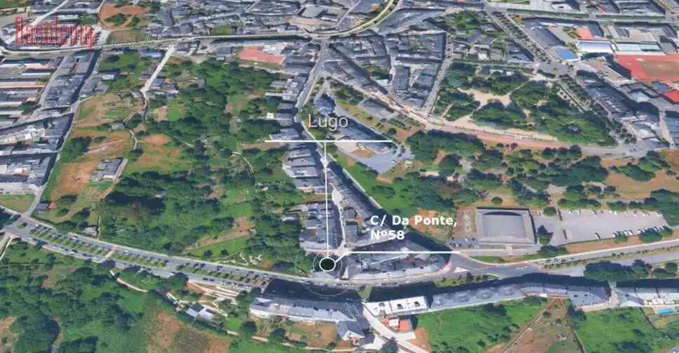 Vista exterior de Residencial en venda en Lugo