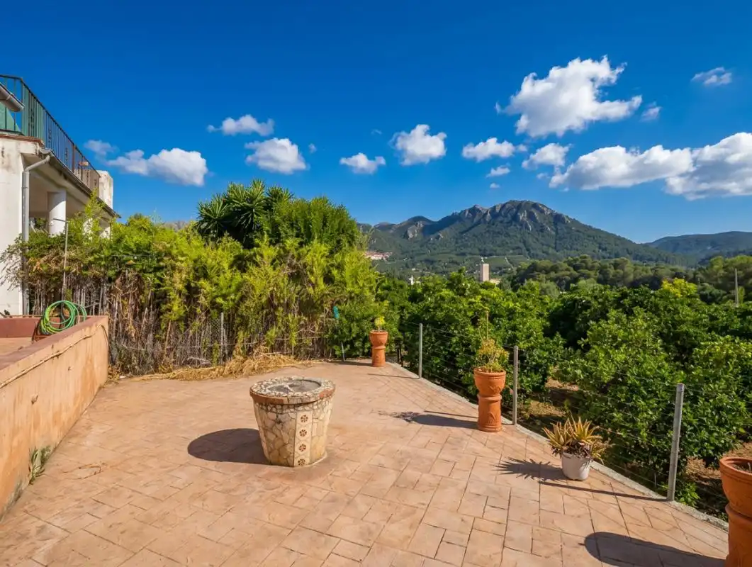 Terraza de Casa o chalet en venta en Simat de la Valldigna con Calefacción, Jardín privado y Terraza