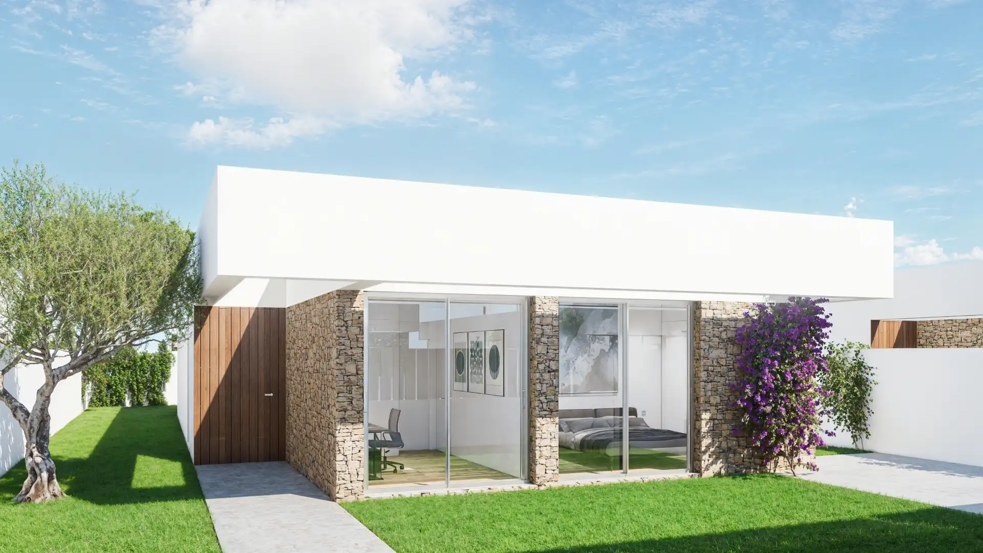 Chalet de obra nueva con jardín en venta en Camino del Rincón, imagen 7