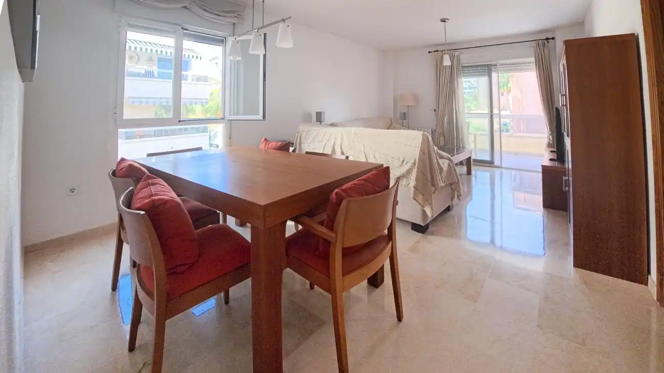 Esszimmer von Wohnung zum Verkauf in L'Alfàs del Pi mit Heizung, Privatgarten und Terrasse