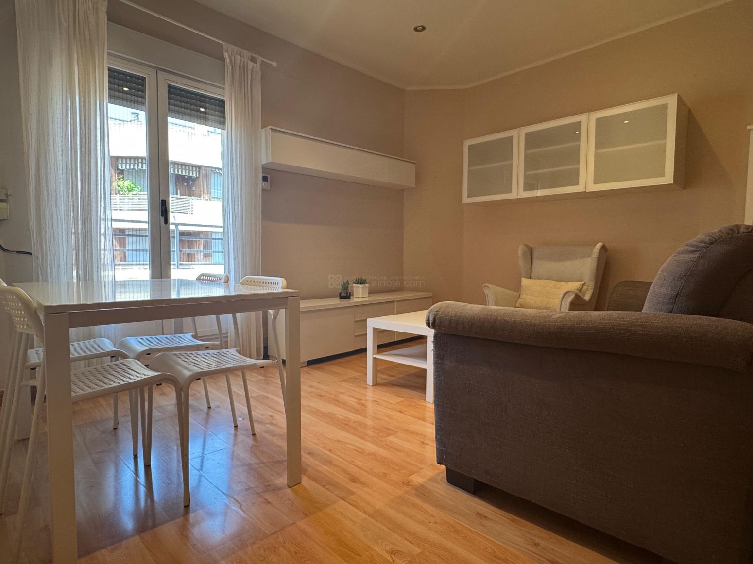 Living room of Attic for sale in  Logroño  with Heating, Parquet flooring and Terrace