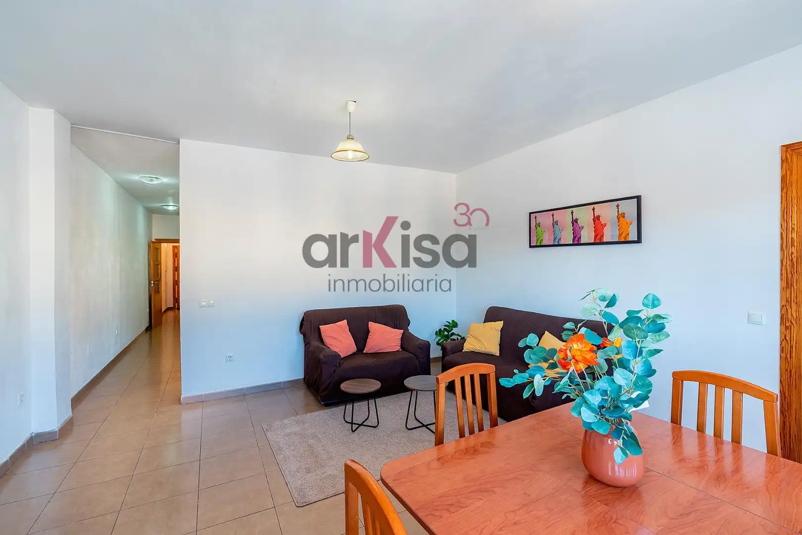 Sala de estar de Piso en venta en El Ejido con Trastero y Amueblado
