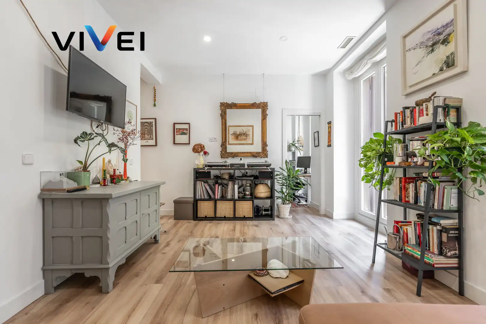 Living room of Flat for sale in Madrid  with Balcony
