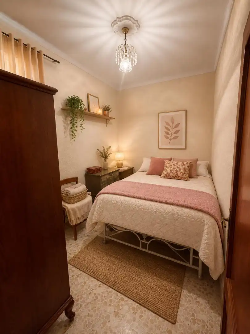 Habitación de Casa adosada en venta en San Sebastián de los Ballesteros con Terraza y Amueblado