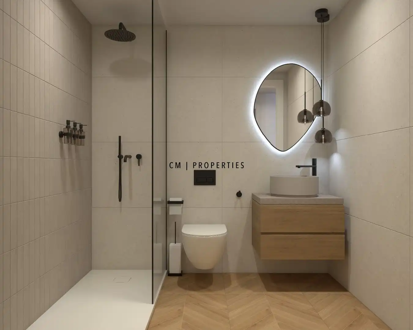 Badezimmer von Wohnung zum Verkauf in Valencia mit Klimaanlage, Heizung und Ofen