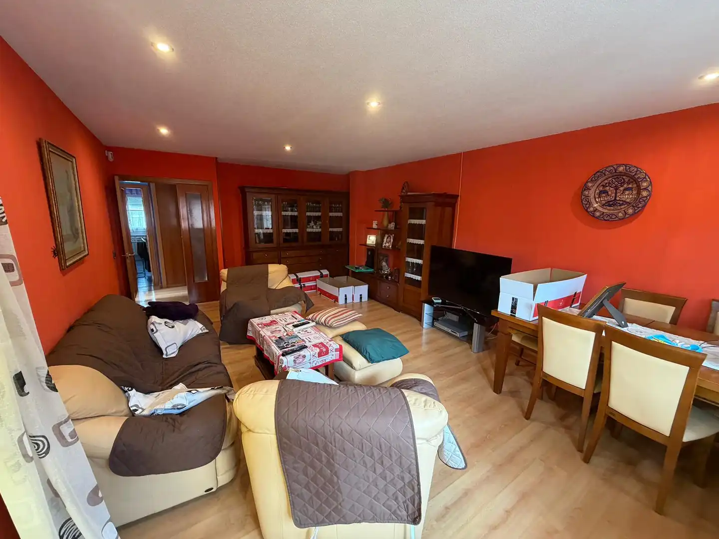 Sala de estar de Casa adosada en venta en Ávila con Calefacción, Jardín privado y Terraza