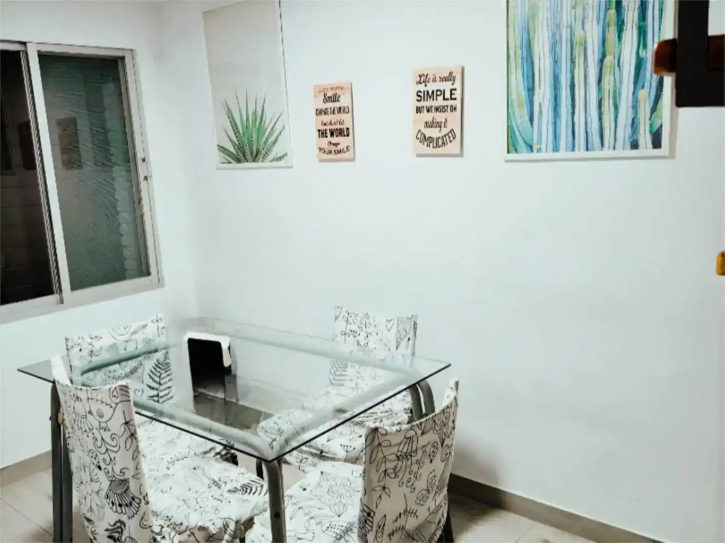 Esszimmer von Wohnungen zur Miete in Castellón de la Plana / Castelló de la Plana mit Klimaanlage, Möbliert und Balkon