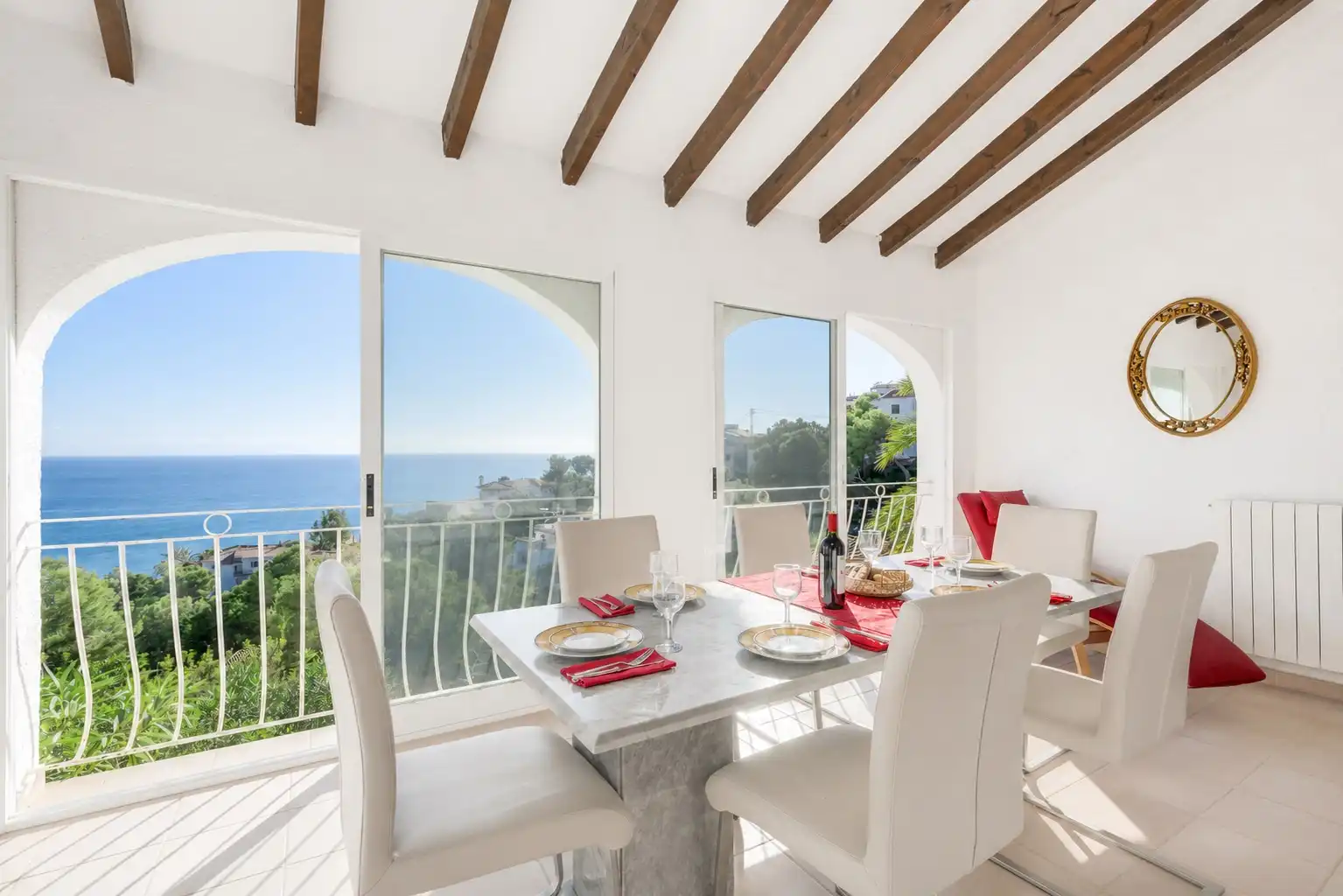 Comedor de Casa o chalet en venta en Jávea / Xàbia con Aire acondicionado y Jardín privado