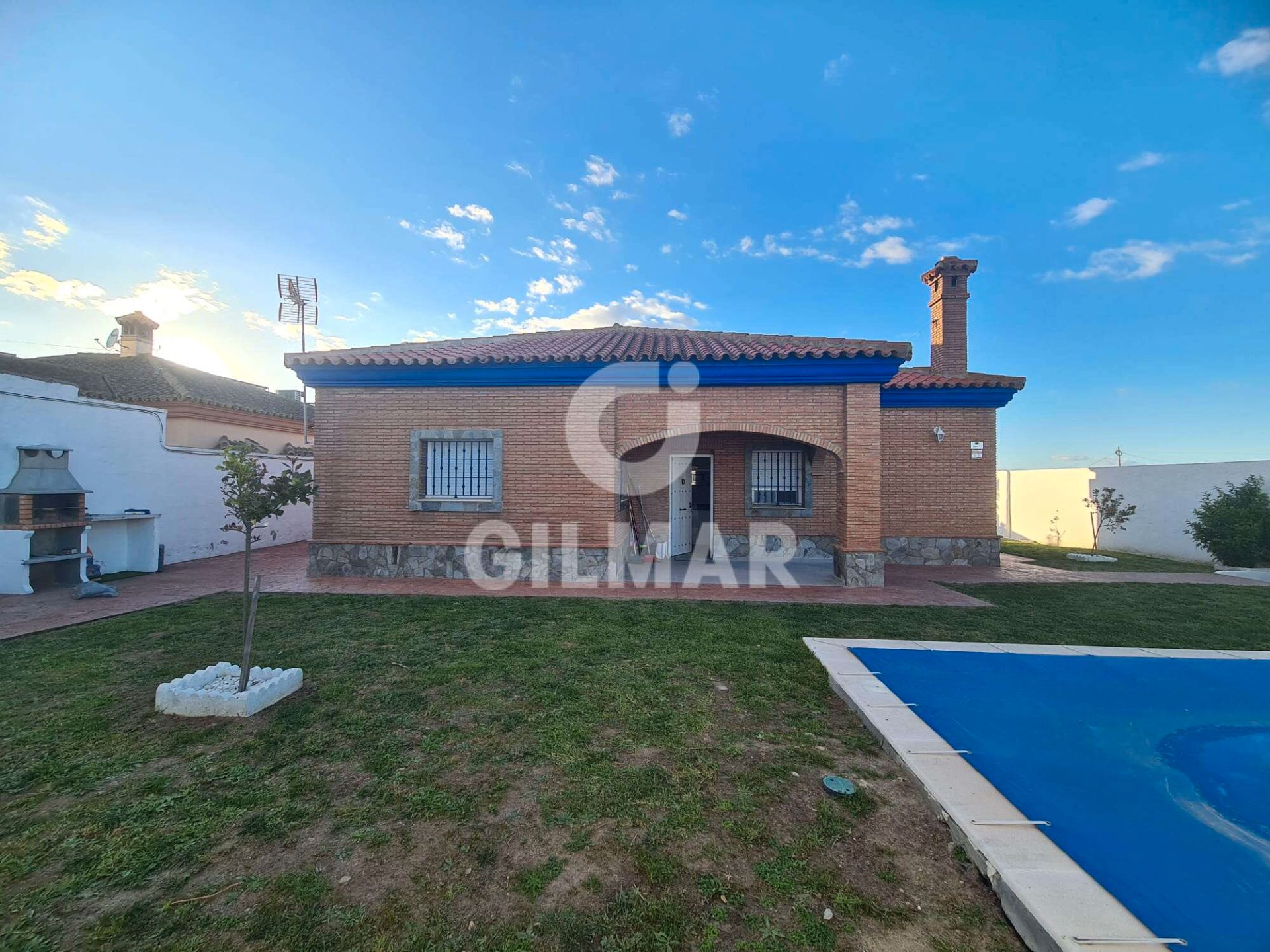Jardí de Casa o xalet de lloguer en El Puerto de Santa María amb Aire condicionat, Jardí privat i Traster
