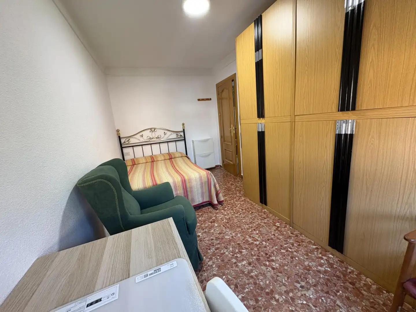 Bedroom of Flat for rent in Granada  with Heating, Terrace and Furnished