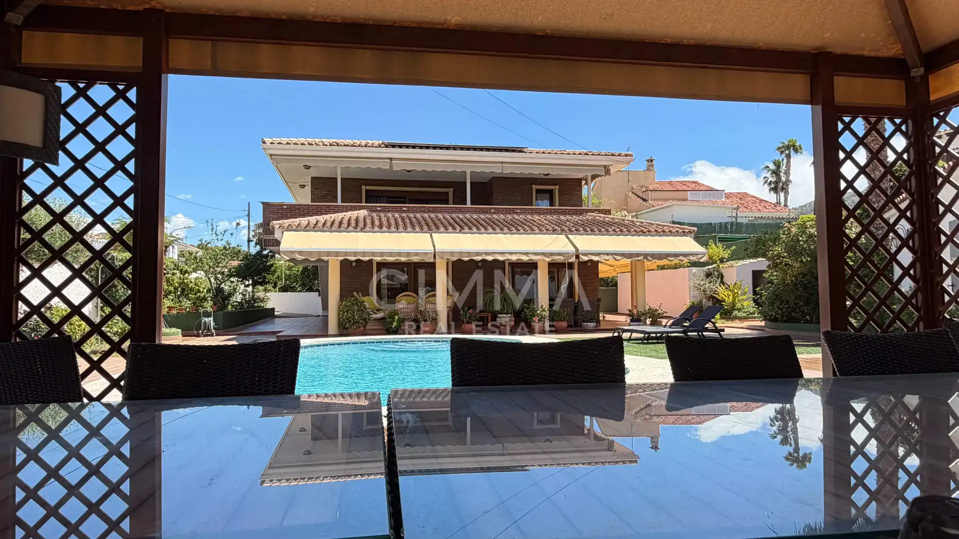 Terraza de Casa o chalet en venta en Benidorm con Aire acondicionado, Calefacción y Jardín privado
