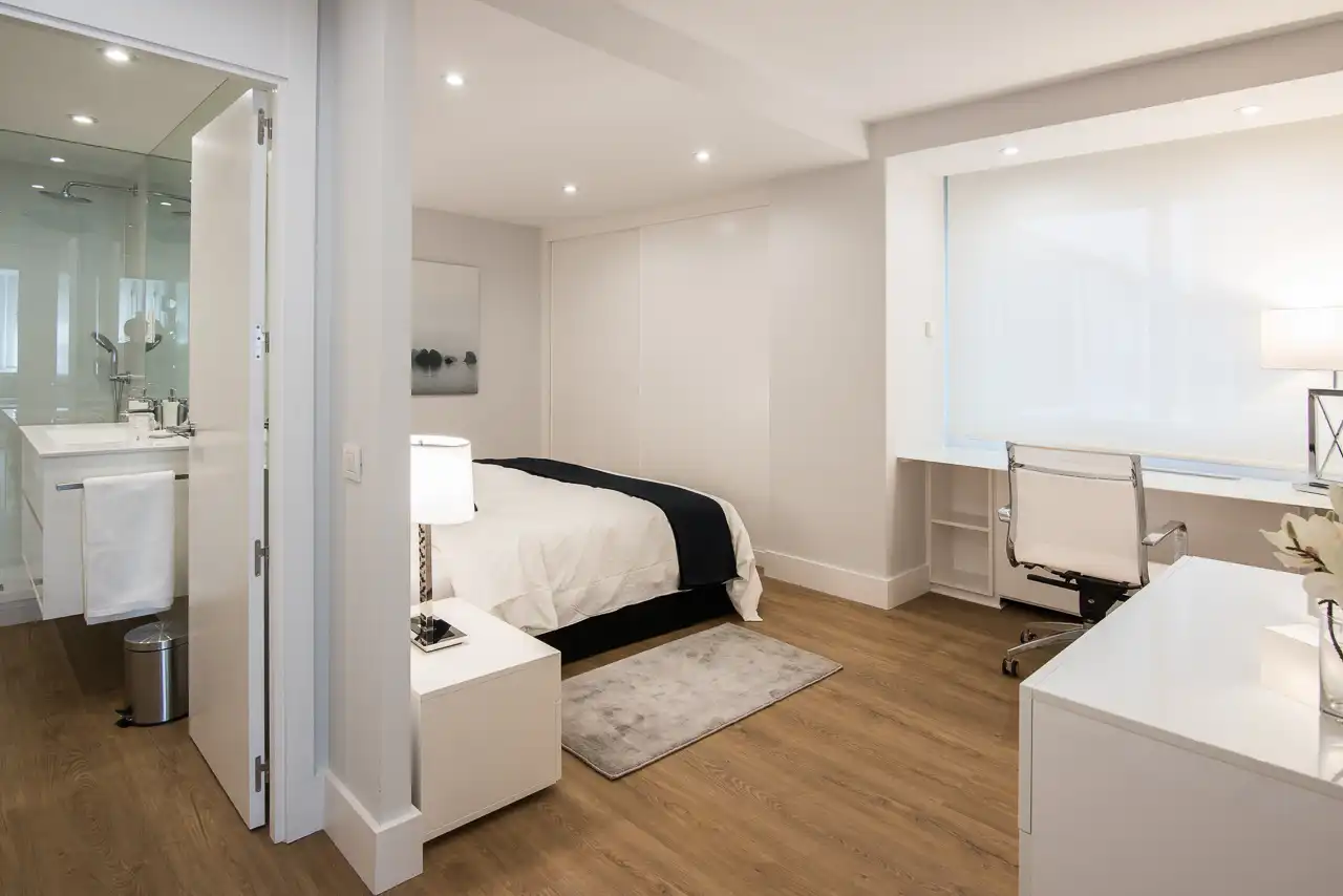 Bedroom of Flat for sale in Madrid  with Air Conditioner, Heating and Community pool