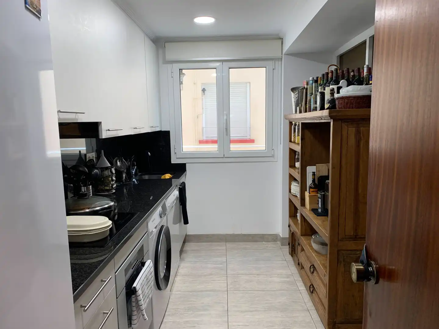 Kitchen of Flat for sale in Irun   with Heating and Furnished