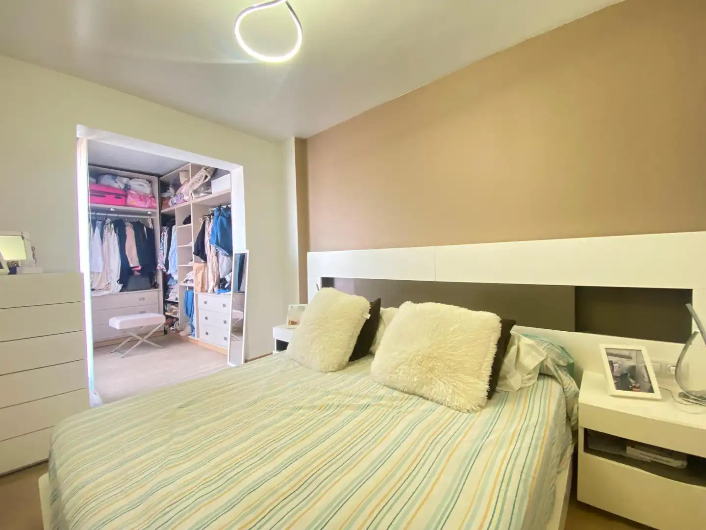 Schlafzimmer von Dachboden zum Verkauf in Lorca mit Klimaanlage, Heizung und Terrasse