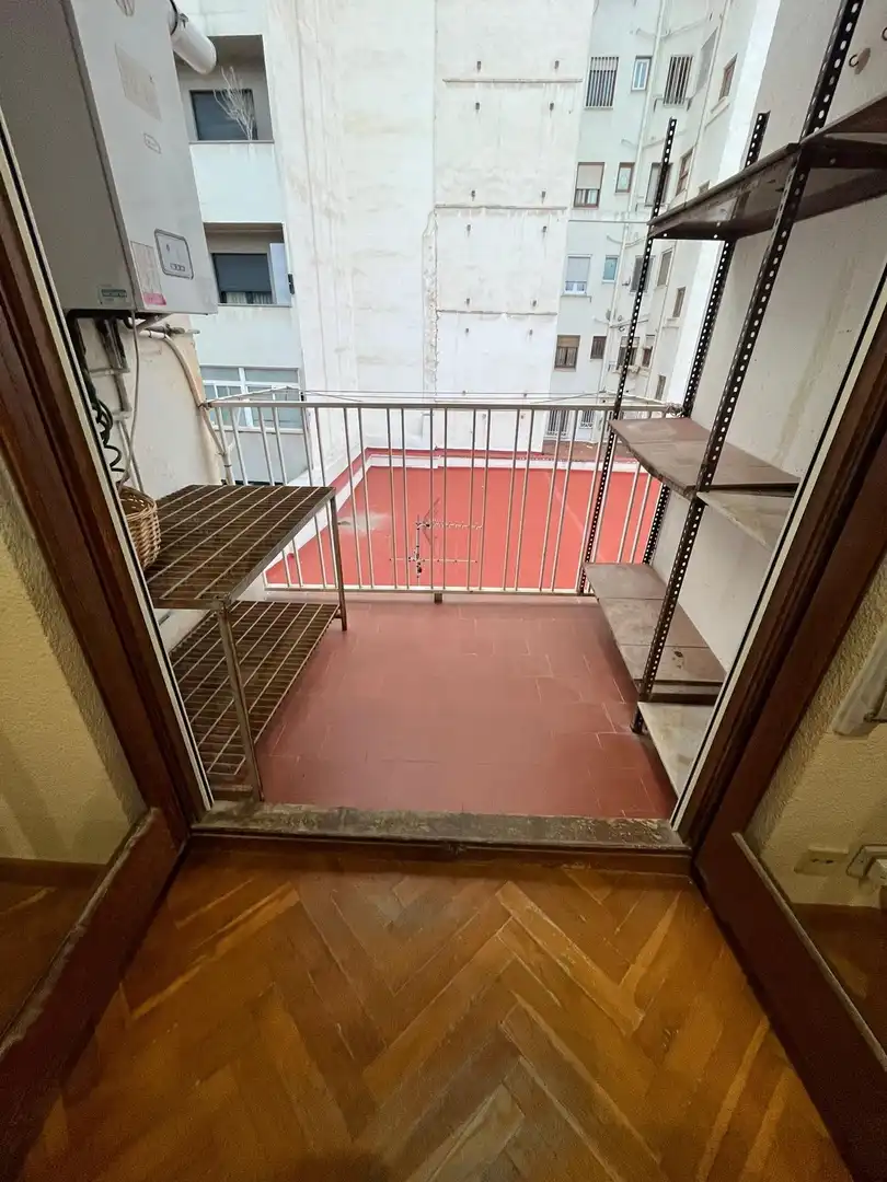 Terrasse von Wohnung zur Miete in Castellón de la Plana / Castelló de la Plana mit Klimaanlage, Parkett und Möbliert