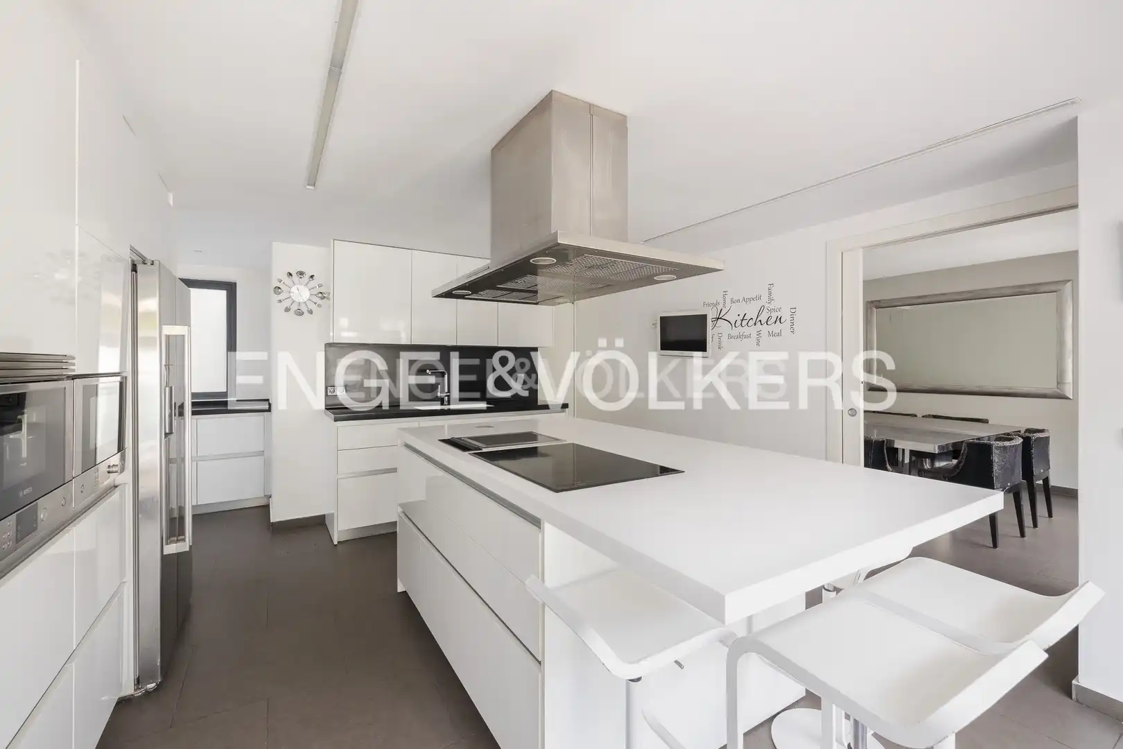 Kitchen of Houses for sale in Madrid  with Air Conditioner, Heating and Terrace
